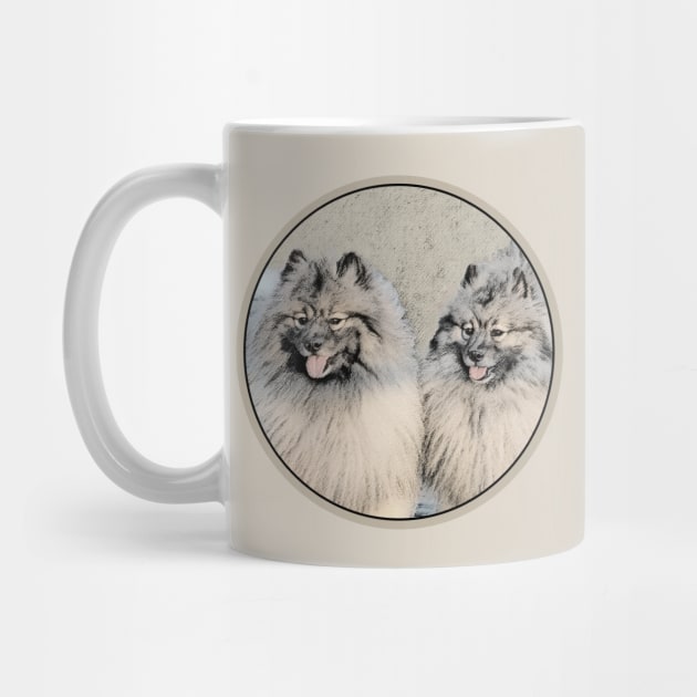 Keeshond Brothers by Alpen Designs